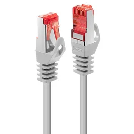 Lindy 47345 Cable de Red Patch Ethernet RJ-45 Macho 0.3 Metros Cat6 S/FTP (S-STP) Gris