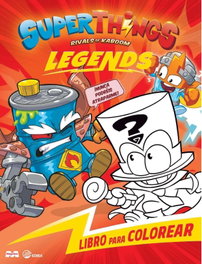 EDIBA EUROPA EON, Libro para colorear Superthings Legends - España