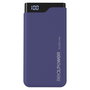 Realpower Powerbank PB-15000C 15.000mAh Negro Azul con USB-C y Pantalla, 2x USB-A y 2x USB-C para Carga Rápida Universal
