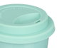 Vessia Vaso Tapa Silicona Menta 360 ml Porcelana con Tapa de Silicona 9.8 x 15 x 9.8 cm (Set de 12)