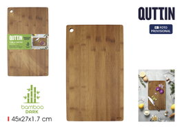 Quttin Tabla para Cortar Bambú Dark 45x27 cm
