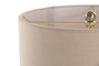 DKD Home Decor Lámpara Sobremesa Moderno Dorado Beige 33 x 70 x 33 cm