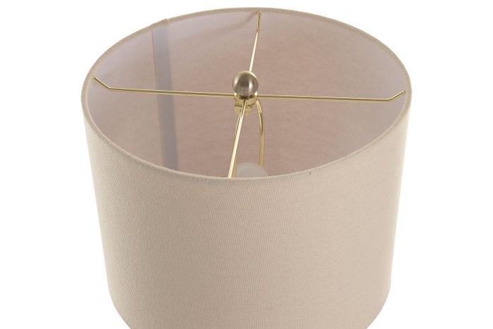 DKD Home Decor Lámpara Sobremesa Moderno Dorado Beige 33 x 70 x 33 cm DKD Home Decor Lámpara Sobremesa Moderno Dorado Beige 33 x 70 x 33 cm