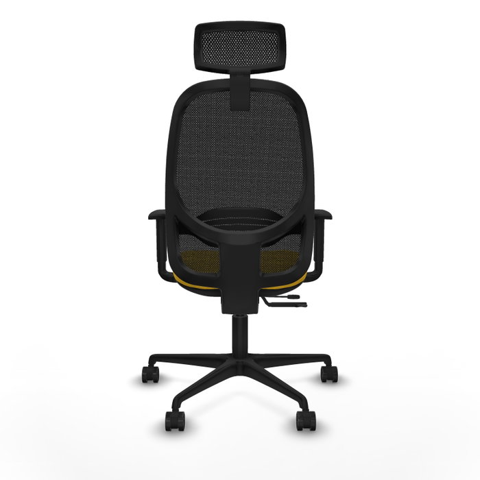 PIQUERAS Y CRESPO Silla de oficina Cilanco con mecanismo Sincro/Traslack Amarillo y Negro PIQUERAS Y CRESPO Silla de oficina Cilanco con mecanismo Sincro/Traslack Amarillo y Negro
