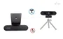 I-tec Solomon WH200 Webcam USB 4MP QHD 2K 2560x1440 con Windows Hello, Obturador Privacidad, Micrófono, Campo de Visión 92°, Plug & Play para Empresa (Negro)
