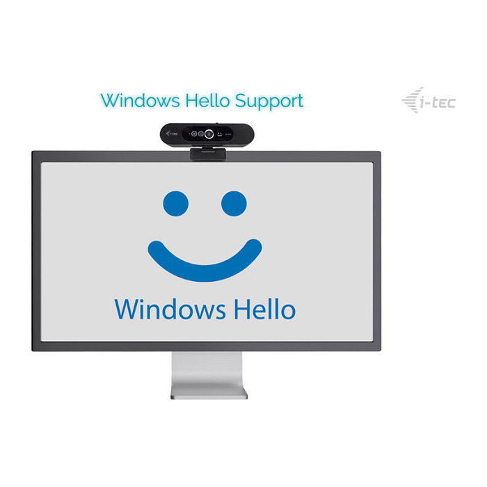 I-tec SOLOMON WH200 2K Webcam con Windows Hello