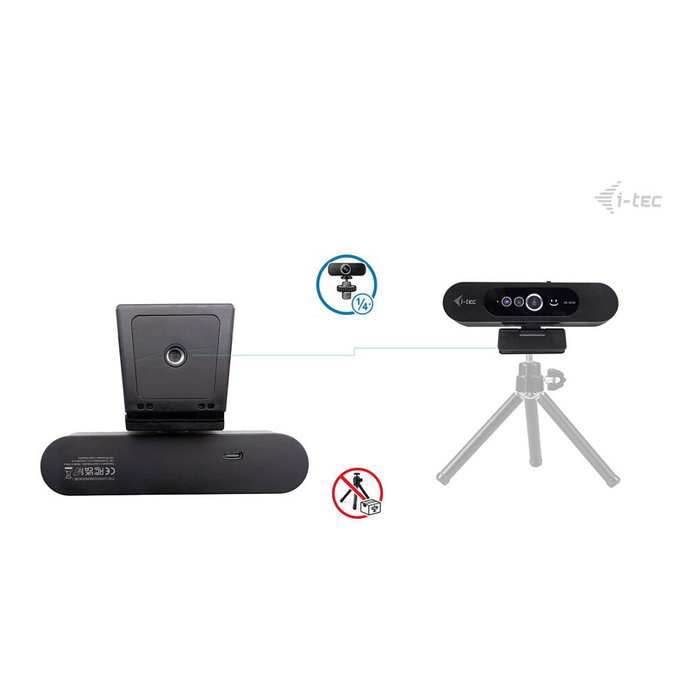 I-tec SOLOMON WH200 2K Webcam con Windows Hello