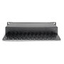 Digitus Panel Conexión Cat6a, 12 Puertos, 10 Gigabit Ethernet, RJ-45, 1U, Negro