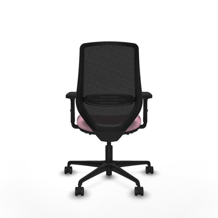 PIQUERAS Y CRESPO Silla de oficina Mardos con mecanismo Sincro/Traslack, Tela Rosa y Malla Negra PIQUERAS Y CRESPO Silla de oficina Mardos con mecanismo Sincro/Traslack, Tela Rosa y Malla Negra