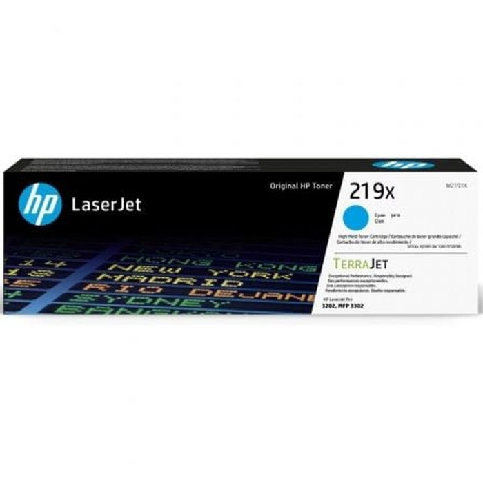 HP 219X Cartucho de Tóner Original Cian Alta Capacidad