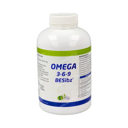 BESIBZ Omegabesibz 3-6-9 Suplemento Omega 3 6 9 Pescado Vegetal Corazón Colesterol 180 Perlas