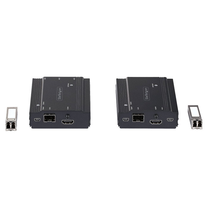 StarTech SV565FXHD4KU Extensor KVM HDMI 4K por Fibra con 2 Módulos SFP+