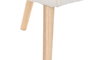 DKD Home Decor Butaca Scandi Crema Natural 75 x 96 x 65 cm