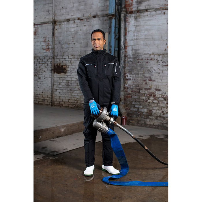 Wonder Grip Guante de Nailon con Doble Recubrimiento de Látex, 100% Resistente al Agua, Agarro Superior, Apto para Alimentos, Construcción y Agricultura, Talla T-11