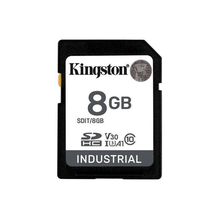 Kingston Tarjeta HC Industrial 8GB SDXC Clase 10 UHS-I -40C to 85C para Alto Rendimiento