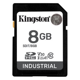 Kingston Tarjeta HC Industrial 8GB SDXC Clase 10 UHS-I -40C to 85C para Alto Rendimiento