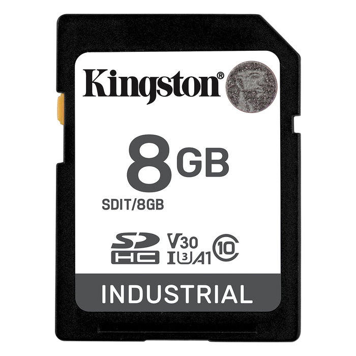 Kingston Tarjeta HC Industrial 8GB SDXC Clase 10 UHS-I -40C to 85C para Alto Rendimiento Kingston Tarjeta HC Industrial 8GB SDXC Clase 10 UHS-I -40C to 85C para Alto Rendimiento