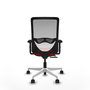 PIQUERAS Y CRESPO Silla de Oficina Zulema con Mecanismo Sincro/Traslack Rojo y Blanco