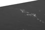 DKD Home Decor Mesa Centro Moderno Negro Natural Acacio Marmol 115 x 65 x 45 cm