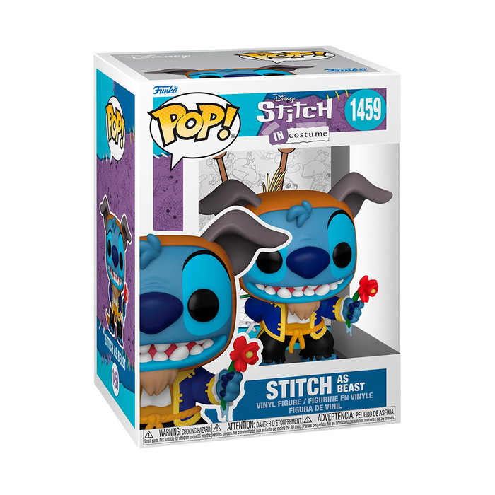 Funko Figura de Vinilo Stitch Bestia 75162 Disney 10 cm