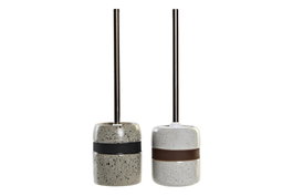 DKD Home Decor Escobillero de Gres Surtido de 2 Unidades