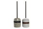 DKD Home Decor Escobillero de Gres Surtido de 2 Unidades