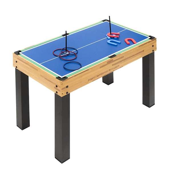 Ociotrends Mesa Multijuegos de Madera 12 en 1 MDF 124x61x81 cm