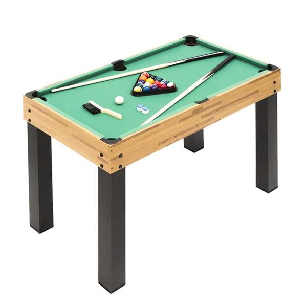 Ociotrends Mesa Multijuegos de Madera 12 en 1 MDF 124x61x81 cm