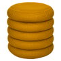 Home Deco Factory Puf Almacenaje Atom Mostaza d.37 cm h.42 cm