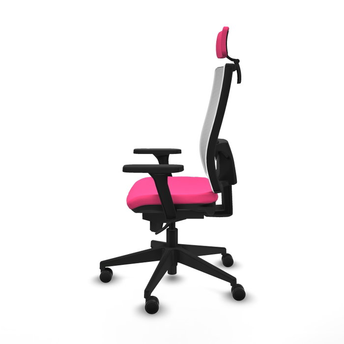 PIQUERAS Y CRESPO Silla de oficina Horna Rosa y Blanco PIQUERAS Y CRESPO Silla de oficina Horna Rosa y Blanco