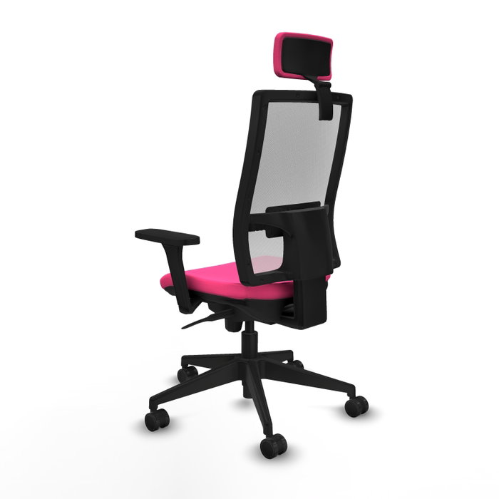 PIQUERAS Y CRESPO Silla de oficina Horna Rosa y Blanco PIQUERAS Y CRESPO Silla de oficina Horna Rosa y Blanco
