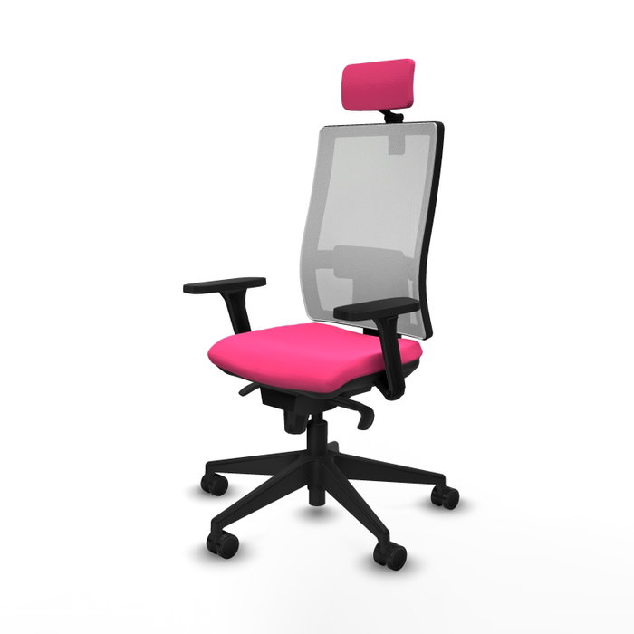 PIQUERAS Y CRESPO Silla de oficina Horna Rosa y Blanco PIQUERAS Y CRESPO Silla de oficina Horna Rosa y Blanco