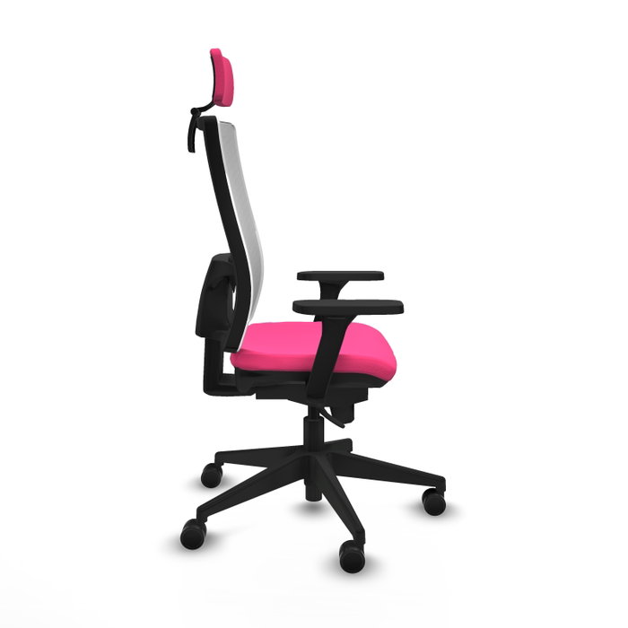 PIQUERAS Y CRESPO Silla de oficina Horna Rosa y Blanco PIQUERAS Y CRESPO Silla de oficina Horna Rosa y Blanco