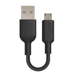 muvit for change cable USB a Micro USB 2,4A/10W 0,2m negro