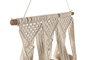 DKD Home Decor Macetero Algodón Madera Macrame Crudo