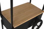 Carro de Jardín Home ESPRIT Negro Natural 106,5 x 51 x 114,5 cm