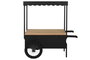 Carro de Jardín Home ESPRIT Negro Natural 106,5 x 51 x 114,5 cm