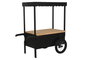 Carro de Jardín Home ESPRIT Negro Natural 106,5 x 51 x 114,5 cm