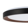 Plafón LED Decorativo 40W CCT 3000-6000ºK Negro con Control Remoto