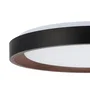 Plafón LED Decorativo 40W CCT 3000-6000K Regulable con Control Remoto, Acabado Negro