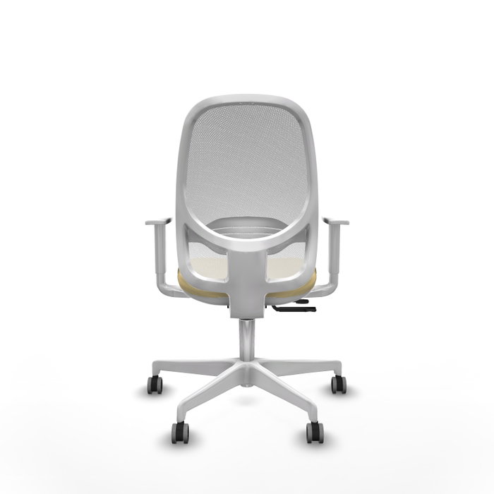 PIQUERAS Y CRESPO Silla de oficina Cilanco con mecanismo Sincro/Traslack, Crema y Blanco PIQUERAS Y CRESPO Silla de oficina Cilanco con mecanismo Sincro/Traslack, Crema y Blanco