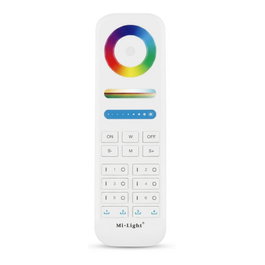 Miboxer Mando a distancia LED RGB-WW (RGB-CCT) 6 zonas + 2 escenas para Milight/Miboxer