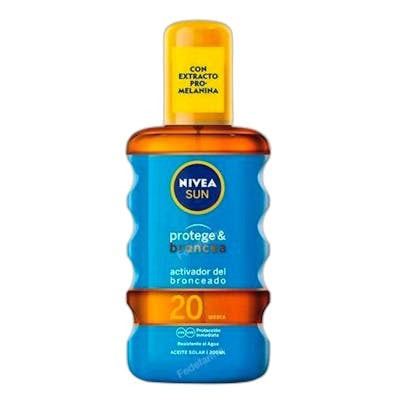 Nivea SUN Aceite Solar Protege y Broncea SPF 20, 200 ml