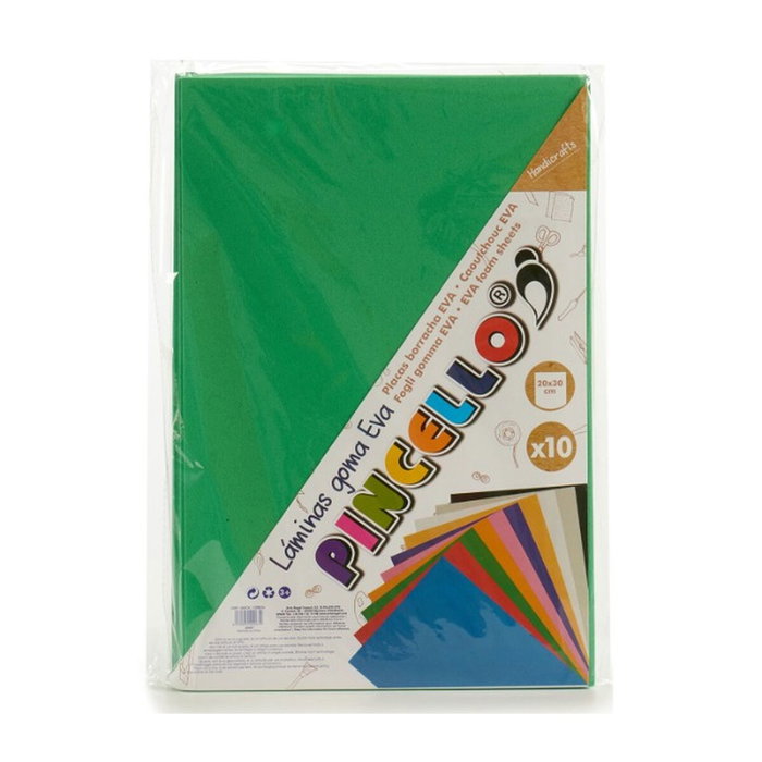 Goma Eva Pincello Oliva 30 x 0,2 x 20 cm (24 Unidades)