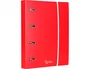 Liderpapel Carpeta con recambio A4 cuadro 5 mm 120 hojas 80 g forrada 4 anillas 40 mm