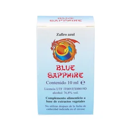 Herboplanet Blue Sapphire Gotas 10ml - Suplemento con Extractos Vegetales de Ciprés y Enebro