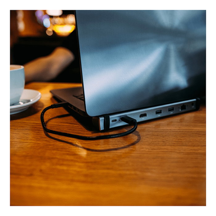 Canyon DS-6 Docking Station USB Tipo-C 6-en-1 Gris espacial