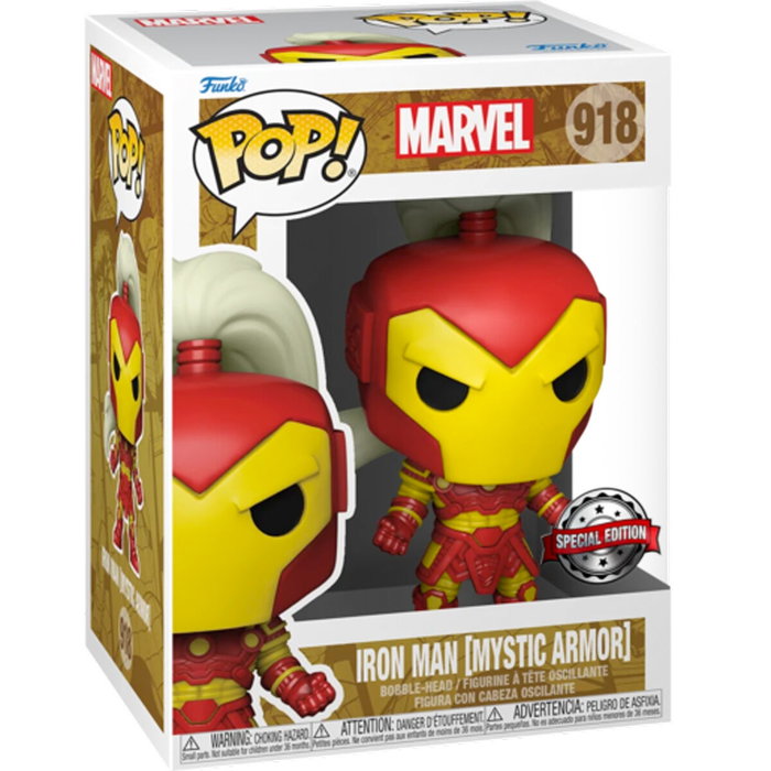 Funko POP Marvel Iron Man Mystic Armor Exclusive Figura Vinilo 9cm Caja Regalo