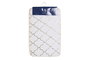 DKD Home Decor Alfombra Geometrical Glam Blanco Dorado 60 x 40 x 1 cm (6 Unidades)