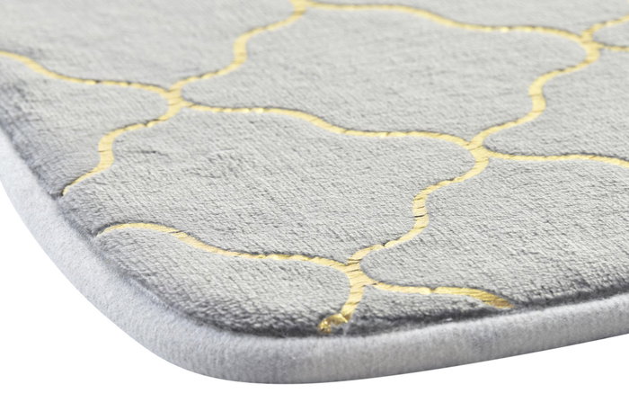 DKD Home Decor Alfombra Geometrical Glam Blanco Dorado 60 x 40 x 1 cm (6 Unidades) DKD Home Decor Alfombra Geometrical Glam Blanco Dorado 60 x 40 x 1 cm (6 Unidades)